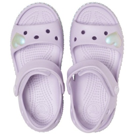 Crocs barnsandaler Crocband Imagination Sandal Ps lila 206 145 530 purpur 1