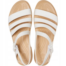 Crocs Sandaler för kvinnor Tulum Sandal W Pearl 206107 1CQ vit 1