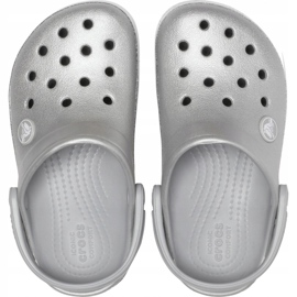 Crocs för barn Crocband Glitter Clog Kids silver 205936 040 1