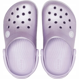 Crocs för barn Crocband Glitter Clog Kids lila 205936 530 violett 1