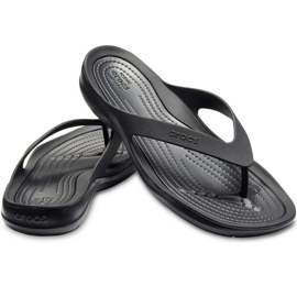 Crocs Swiftwater Flip W svart 204974060 1