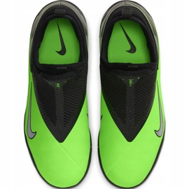 Nike Phantom Vsn 2 Academy Df Tf Junior CD4078 306 fotbollsskor mångfärgad grön 1