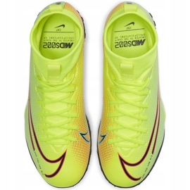 Nike Mercurial Superfly 7 Academy Mds Tf Junior BQ5407 703 fotbollsskor mångfärgad gul 1