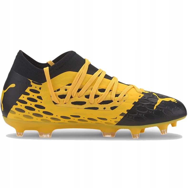 Puma Future 5.3 Netfit Fg Ag Junior 105806 03 fotbollsskor gul 1