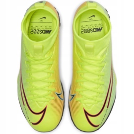 Nike Mercurial Superfly 7 Academy Mds Tf BQ5435 703 fotbollsskor blå, celadon grön 1