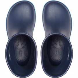 Crocs regnstövlar för barn Crocband Rain Boot Barn marinblå 205827 4KB 1
