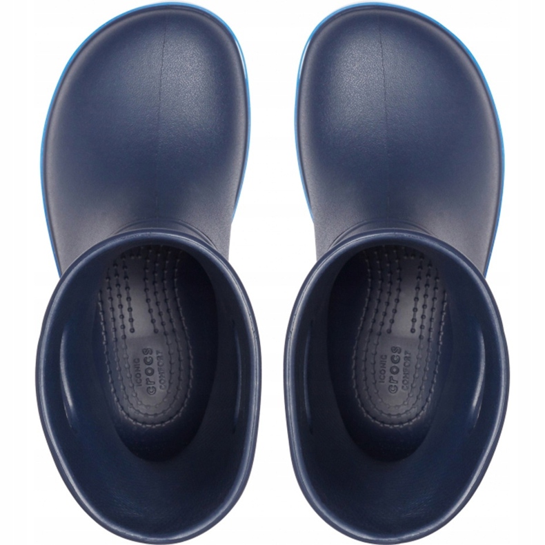 Crocs regnstövlar för barn Crocband Rain Boot Barn marinblå 205827 4KB 1