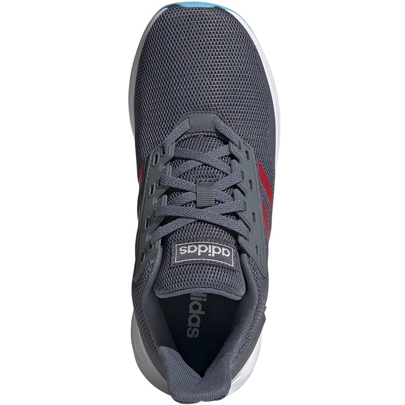 Adidas Duramo 9 K barnskor grå-röda EG7899 1