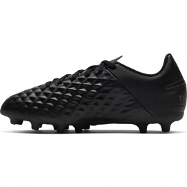 Nike Tiempo Legend 8 Club FG / MG Junior AT5881 010 fotbollsskor svart svart 1