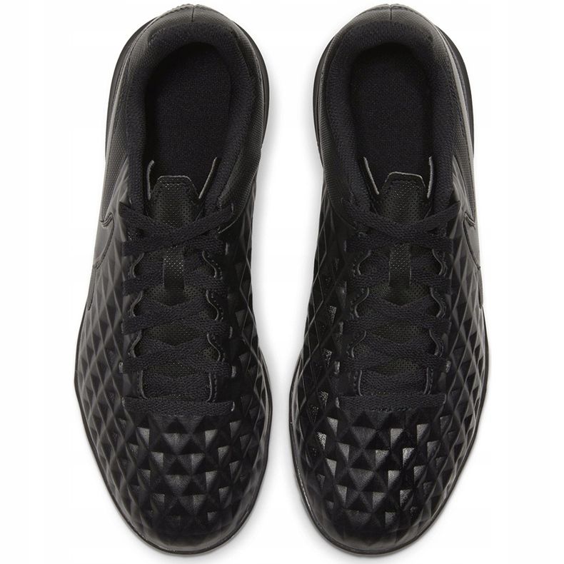 Nike Tiempo Legend 8 Club Tf Junior AT5883 010 fotbollsskor svart svart 1