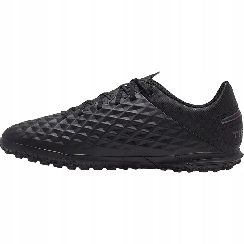 Nike Tiempo Legend 8 Club Tf AT6109 010 fotbollsskor svart svart 1