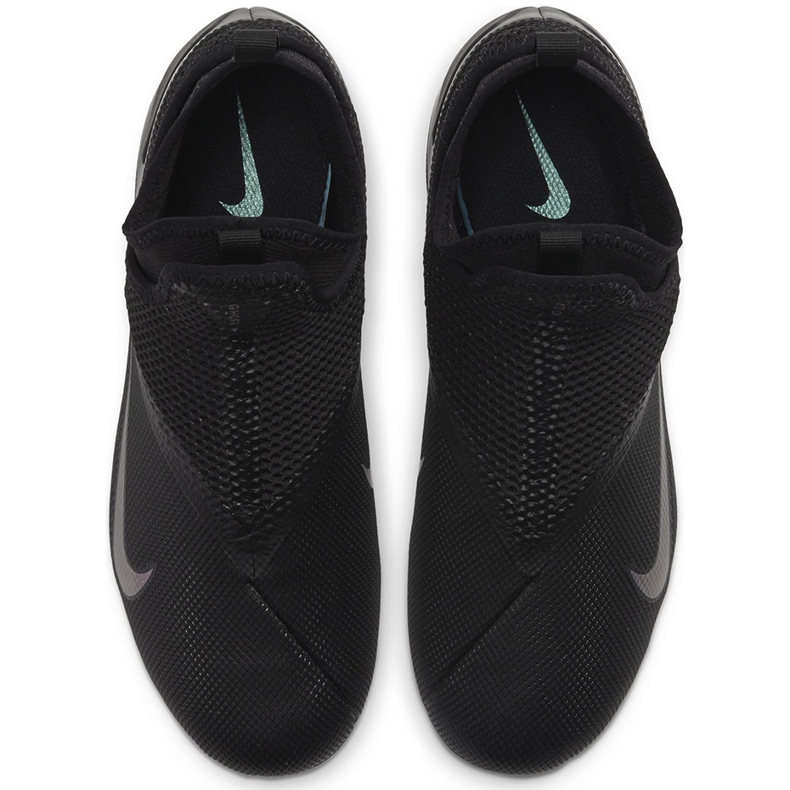 Nike Phantom Vsn 2 Academy Df FG / MG Junior CD4059 010 fotbollsskor svart svart 1