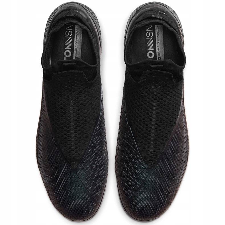 Nike Phantom Vsn 2 Elite Df Fg CD4161 010 fotbollsskor purpur svart 1
