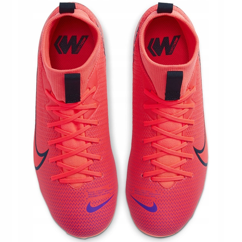 Nike Mercurial Superfly 7 Academy FG / MG Junior AT8120 606 fotbollsskor röd röd 1
