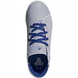 Adidas Nemeziz 19.4 In Jr vita och blå fotbollsskor EF1754 mångfärgad 1