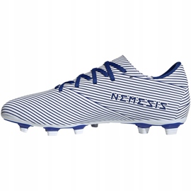 Adidas Nemeziz 19.4 FxG vita och blå fotbollsskor EF1707 mångfärgad 1