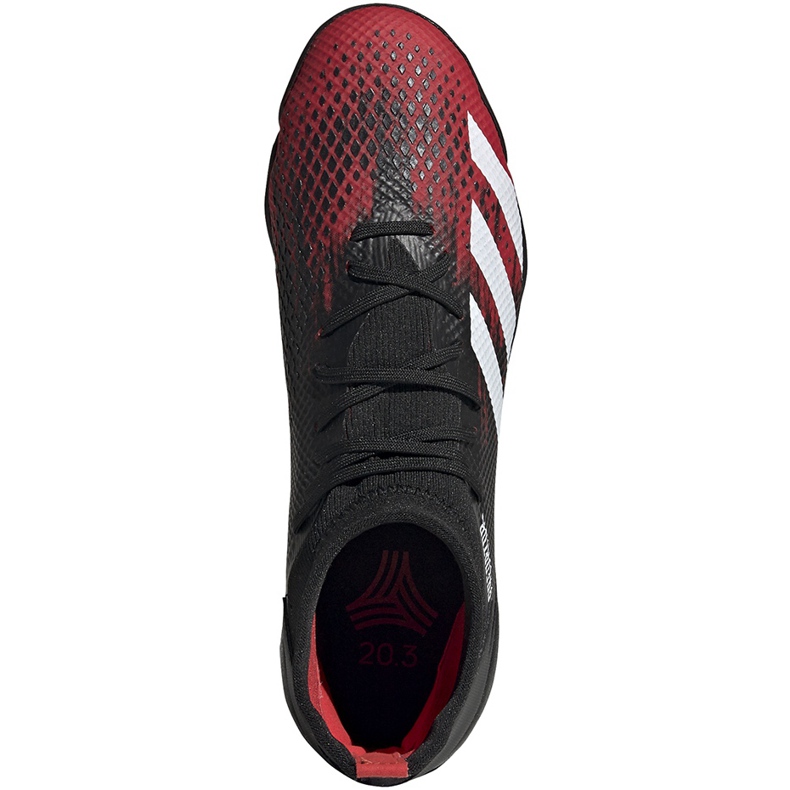 Adidas Predator 20.3 Tf fotbollsskor svarta och röda EF2208 mångfärgad 1