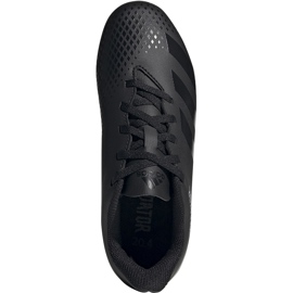Adidas Predator 20.4 FxG Jr EF1932 fotbollsskor svart svart 1