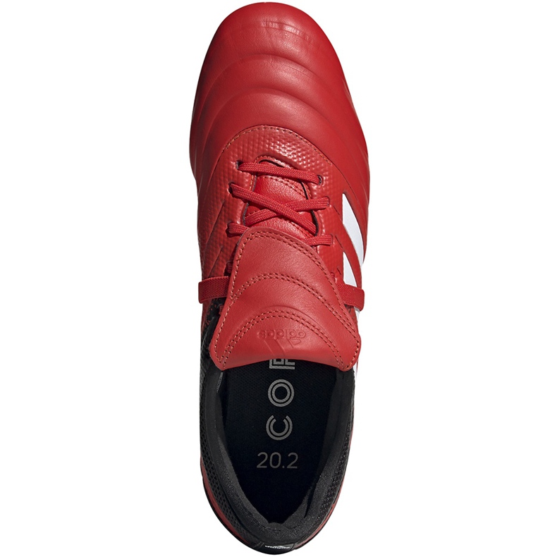 Adidas Copa Gloro 20.2 Fg röda G28629 fotbollsskor röd svart 1
