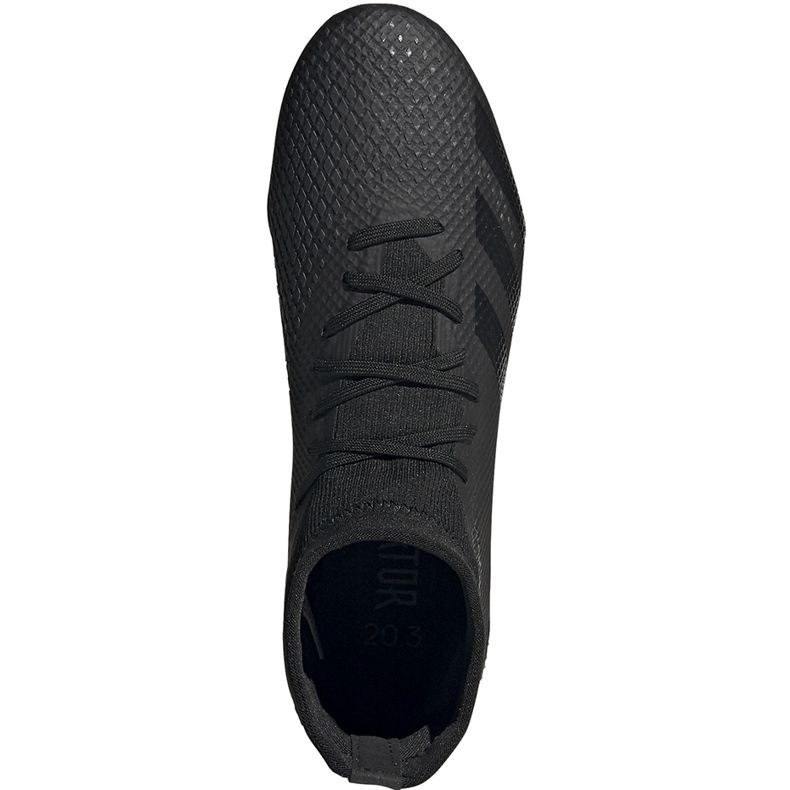 Adidas Predator 20.3 Fg EF1634 fotbollsskor svart svart 1