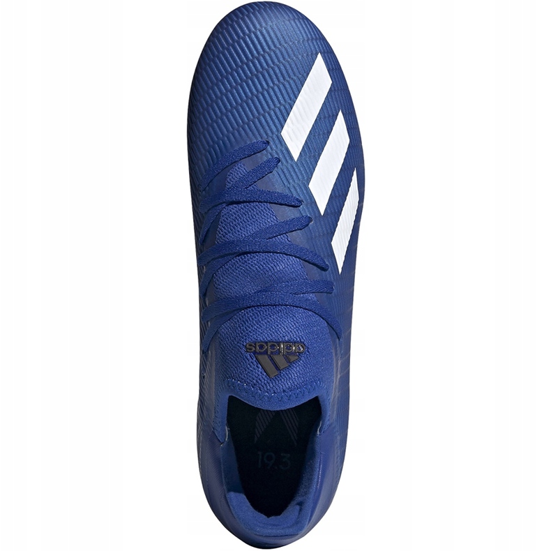 Fotbollsskor adidas X 19.3 Fg blå EG7130 blå vit 1