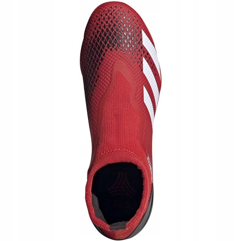 Adidas Predator 20.3 Ll Tf EE9576 fotbollsskor röd vit röd 1