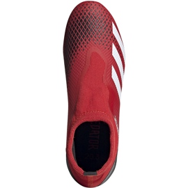 Adidas Predator 20.3 Ll Fg EE9554 fotbollsskor röd röd 1