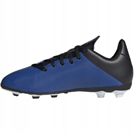 Adidas X 19.4 FxG Junior fotbollsskor blå-svart EF1615 1