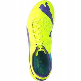 Fotbollsskor Puma Evo Power 2 Fg gul-lila 102945 04 1