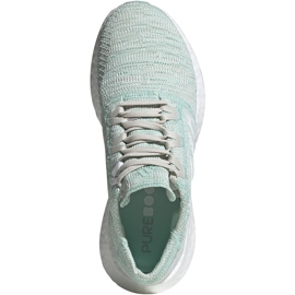 Adidas Pureboost Go W mintskor B75827 grå grön 1