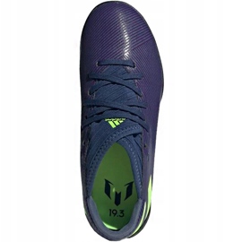 Adidas Nemeziz Messi 19.3 Tf Junior EF1811 fotbollsskor svart marinblå 1