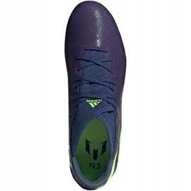Adidas Nemeziz Messi 19.3 Fg EF1806 fotbollsskor purpur marinblå 1