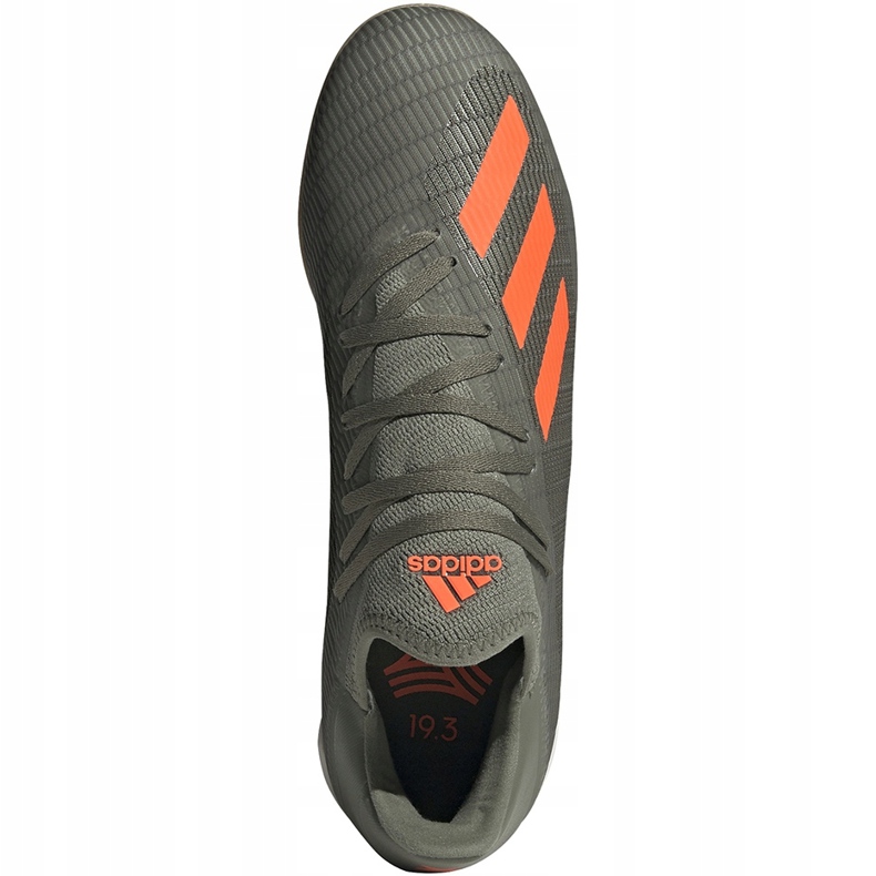 Adidas X 19.3 I gröna fotbollsskor EF8367 grå grå 1