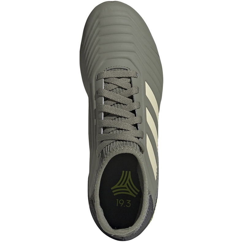 Adidas Predator 19.3 Tf Jr EF8220 fotbollsskor grön mångfärgad 1