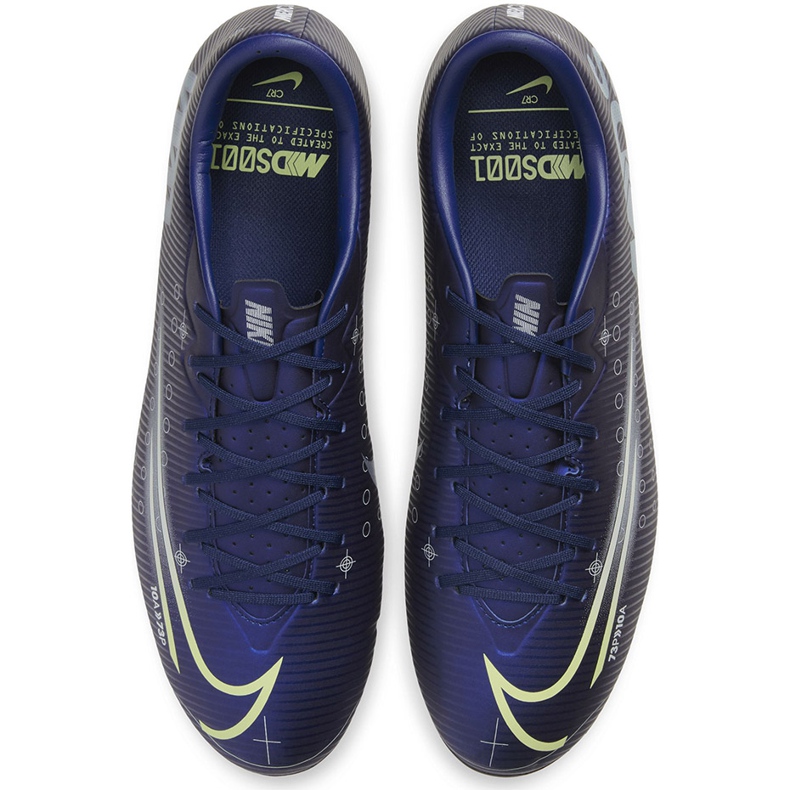 Nike Mercurial Vapor 13 Academy Mds SG-PRO CJ9986 401 fotbollsskor blå marinblå 1