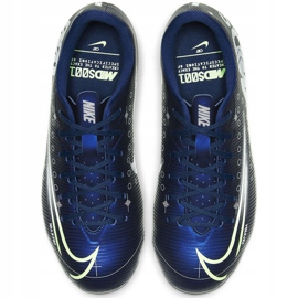 Nike Mercurial Vapor 13 Academy Mds FG / MG Junior CJ0980 401 fotbollsskor marinblå marinblå 1