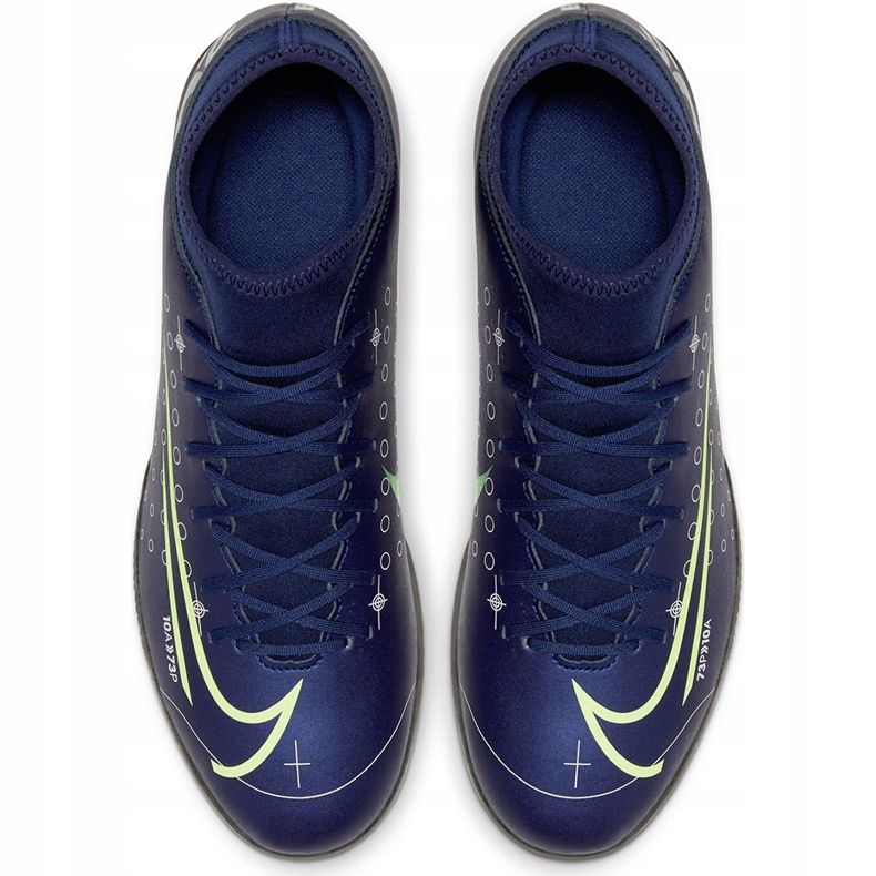 Nike Mercurial Superfly 7 Club Mds Ic Junior BQ5417 401 fotbollsskor marinblå marinblå 1