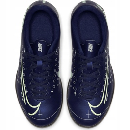 Nike Mercurial Vapor 13 Club Mds Tf Junior CJ1179 401 fotbollsskor mångfärgad marinblå 1