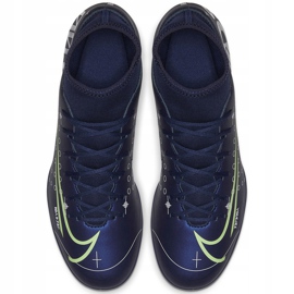 Nike Mercurial Superfly 7 Club Mds FG / MG Junior BQ5418 401 fotbollsskor marinblå blå 1