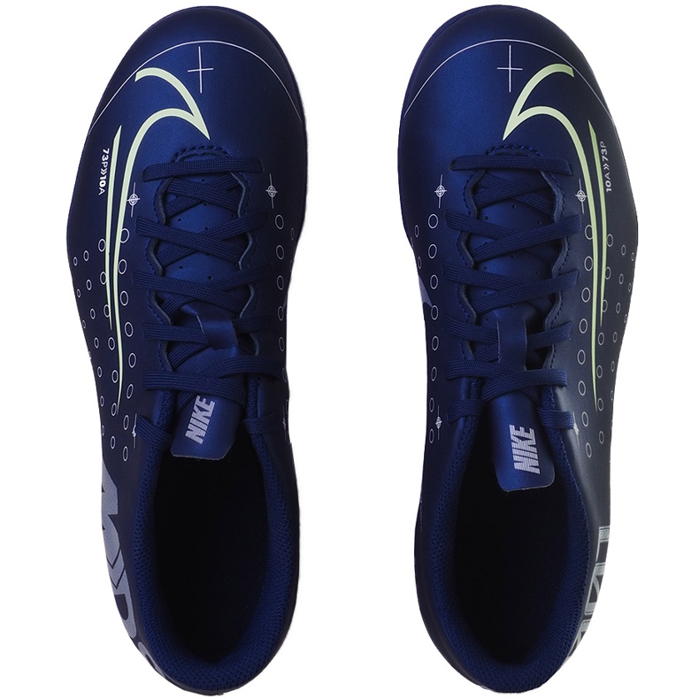 Nike Mercurial Vapor 13 Club Mds FG / MG Junior CJ1148 401 fotbollsskor marinblå marinblå 1