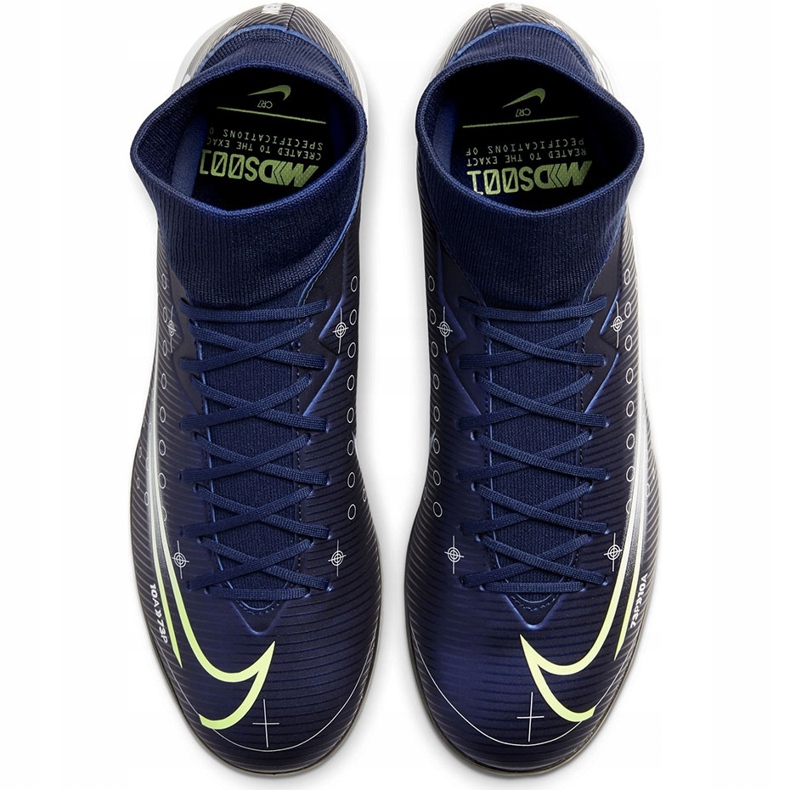 Nike Mercurial Superfly 7 Academy Mds Ic BQ5430 401 fotbollsskor marinblå marinblå 1