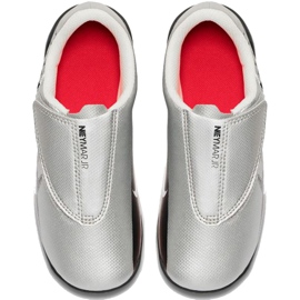 Nike Mercurial Vapor 13 Club Neymar Mg PS (V) Junior AT8164 006 fotbollsskor svart grå 1