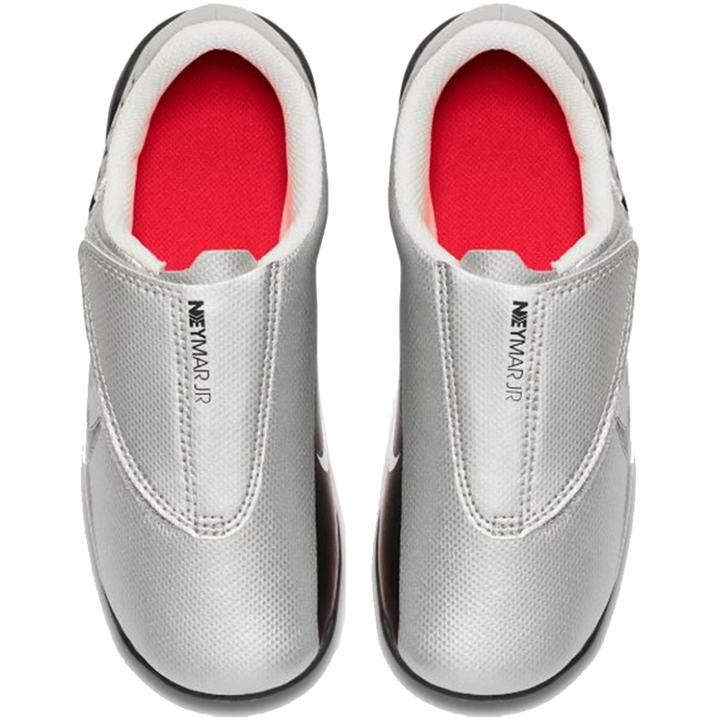 Nike Mercurial Vapor 13 Club Neymar Mg PS (V) Junior AT8164 006 fotbollsskor svart grå 1