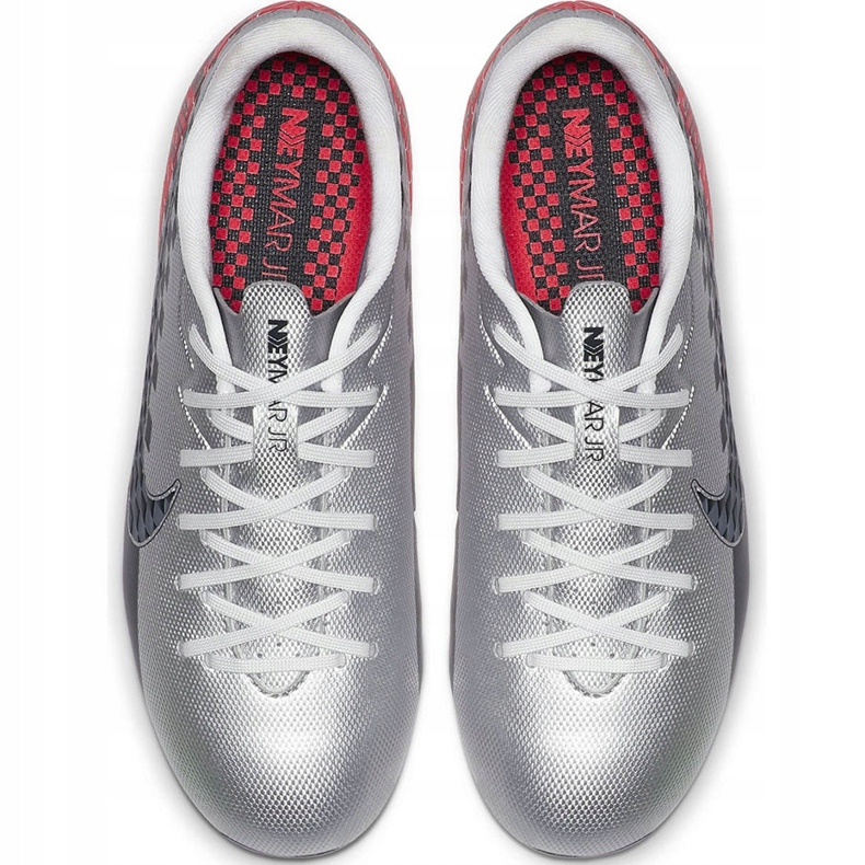 Nike Mercurial Vapor 13 Academy Neymar FG / MG Junior AT8125 006 fotbollsskor grå grå 1
