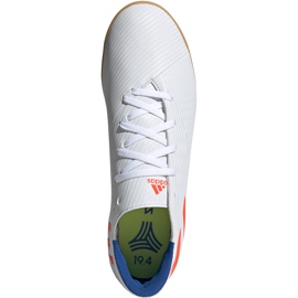 Adidas Nemeziz Messi 19.4 I vita och röda fotbollsskor F34550 1