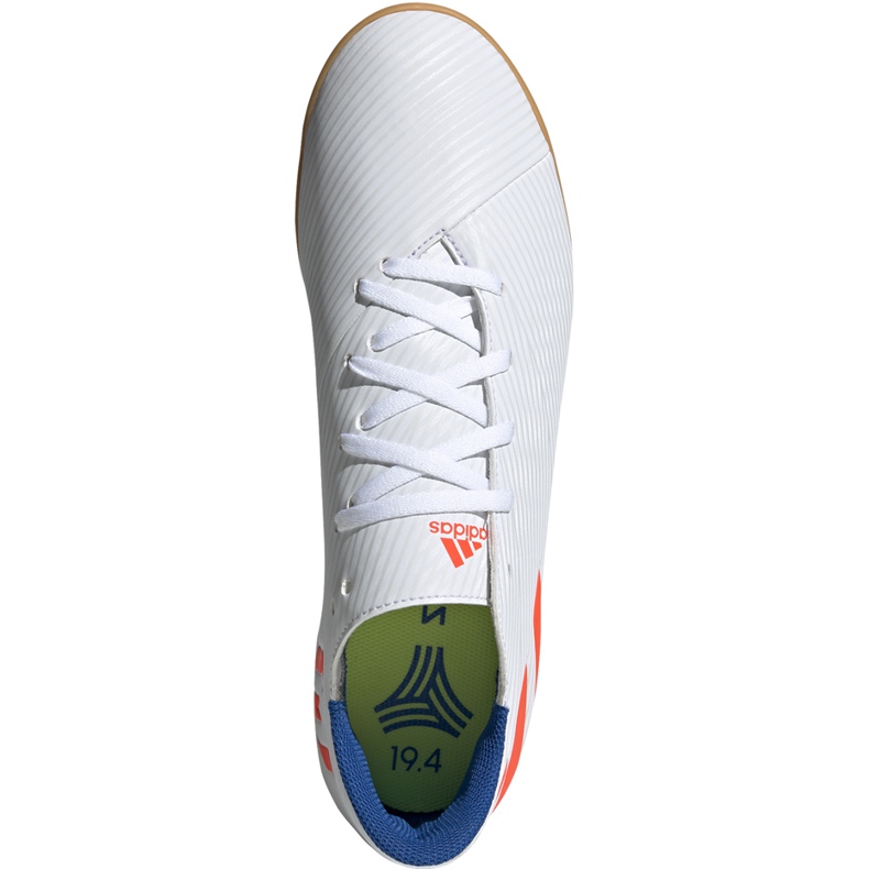 Adidas Nemeziz Messi 19.4 I vita och röda fotbollsskor F34550 1