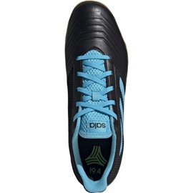 Fotbollsskor adidas Predator 19.4 I Sala svart och blått F35631 svart blå 1