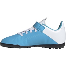 Adidas X 19.4 H&amp;L Tf Junior fotbollsskor blå EF9126 1