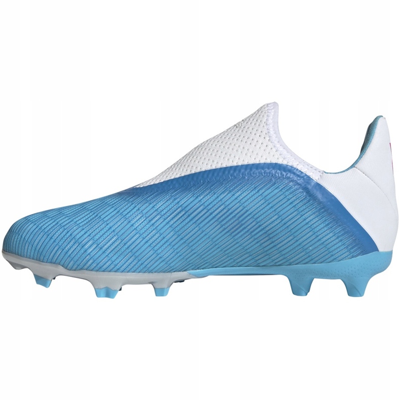 Adidas X 19.3 Ll Fg Junior blå EF9114 fotbollsskor blå, vit, silver 1