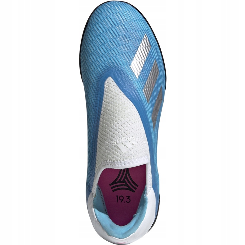 Adidas X 19.3 Ll Tf Junior blå fotbollsskor EF9123 1